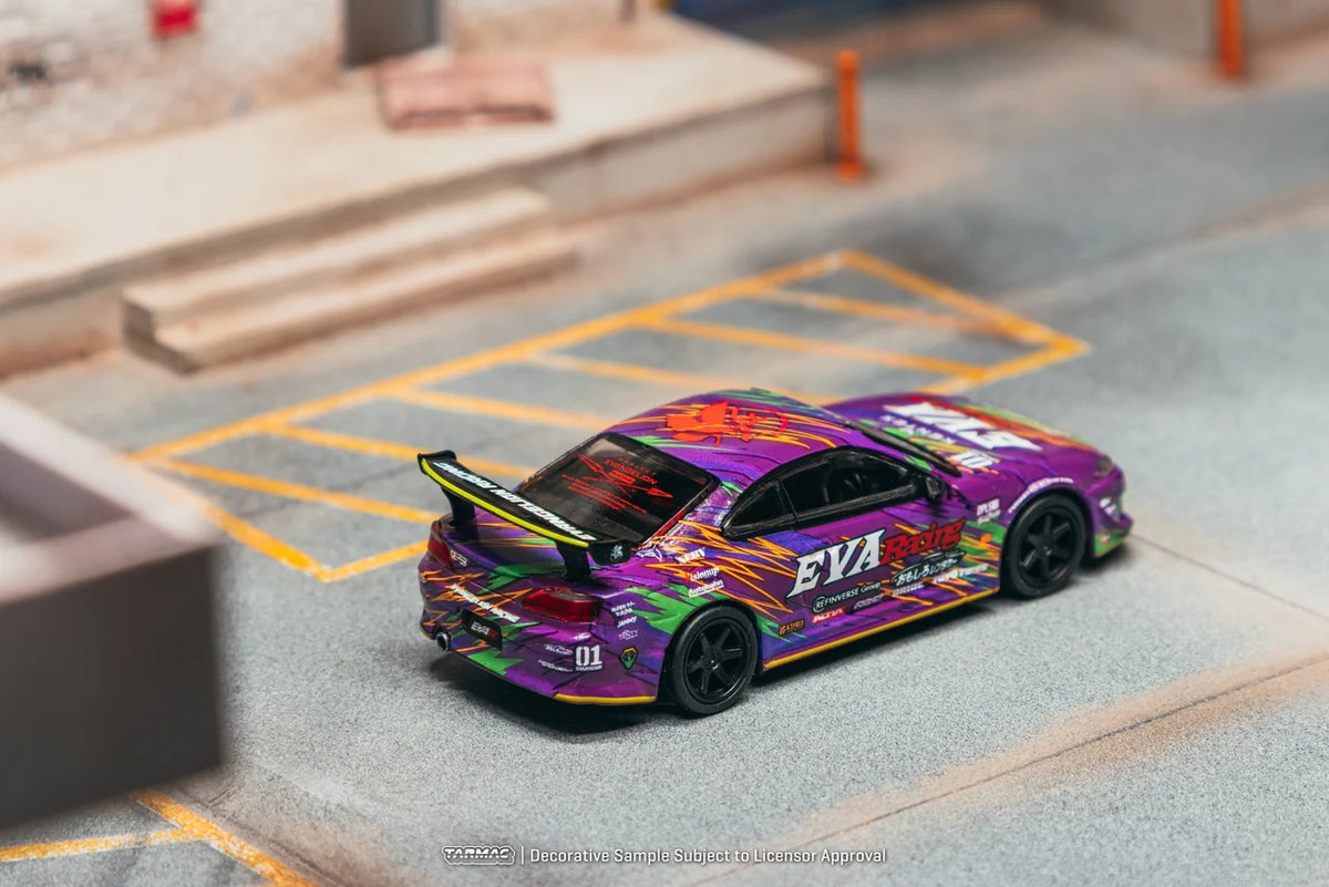 (PRE-ORDER 2026/2027) Tarmac Works 1:64 EVA RT TEST TYPE-01 Nissan Silvia S15 – Global64 – Édition limitée – T64G-023-EVA01-B