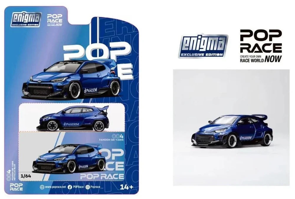 POPRACE-PANDEM GR YARIS Blue (enigma Exclusive Edition) PRE004