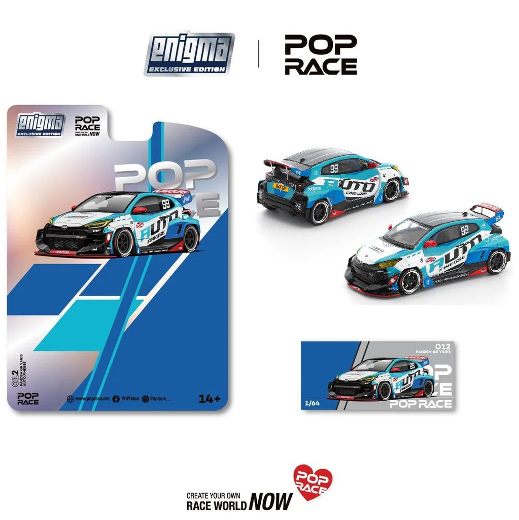POPRACE 1/64, PANDEM GR YARIS - AUTO FINESSE (enigma exclusive edition) PRE012