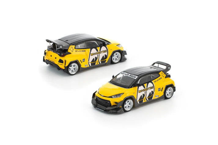 (PRE-ORDER 2026) POPRACE 1:64 PANDEM Yaris Mooneyes Enigma Exclusive Edition PRE017