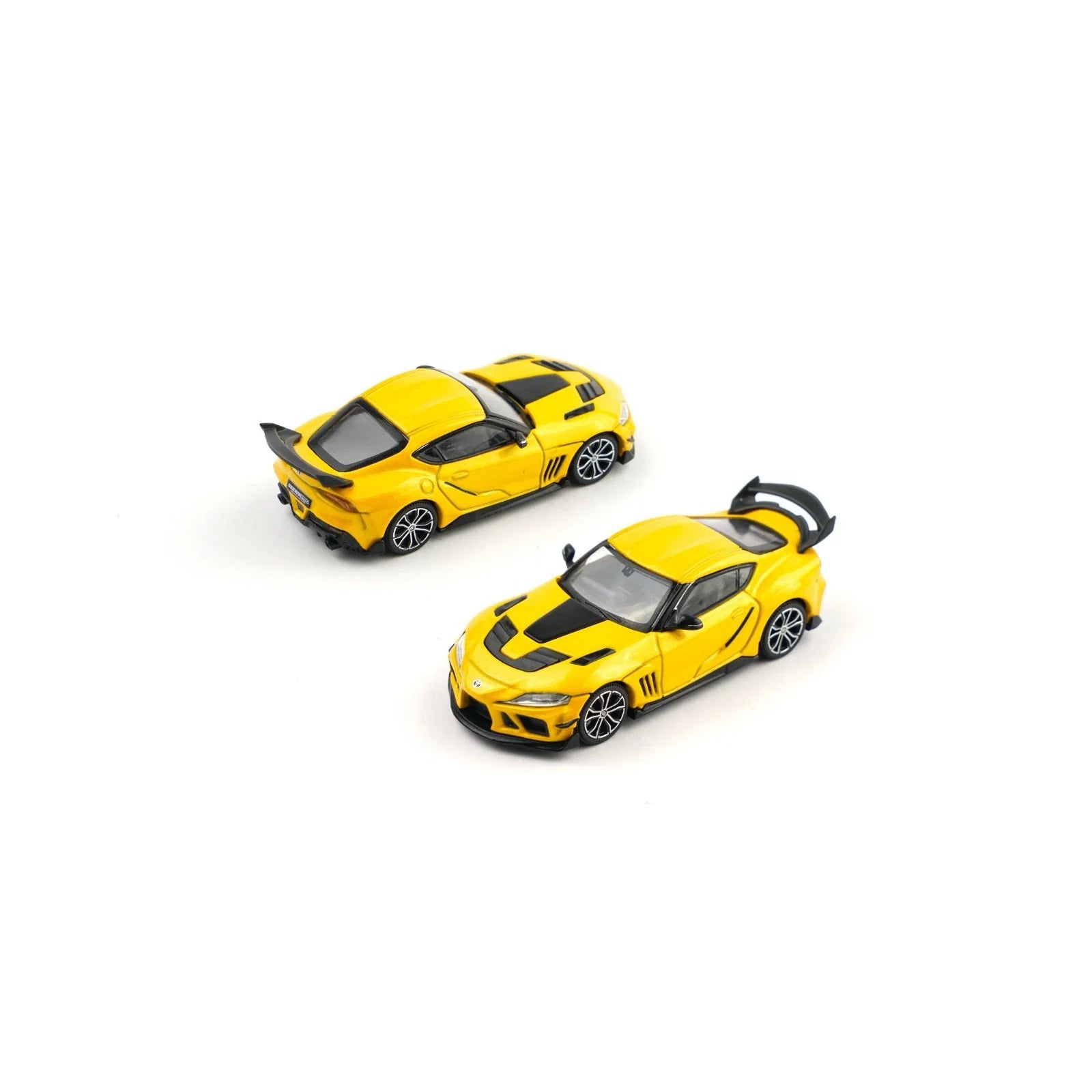 (PRE-ORDER 2026) POPRACE 1:64 DarwinPRO 66G WBK Supra A90 Nitro Yellow – Enigma Exclusive Edition PRE033
