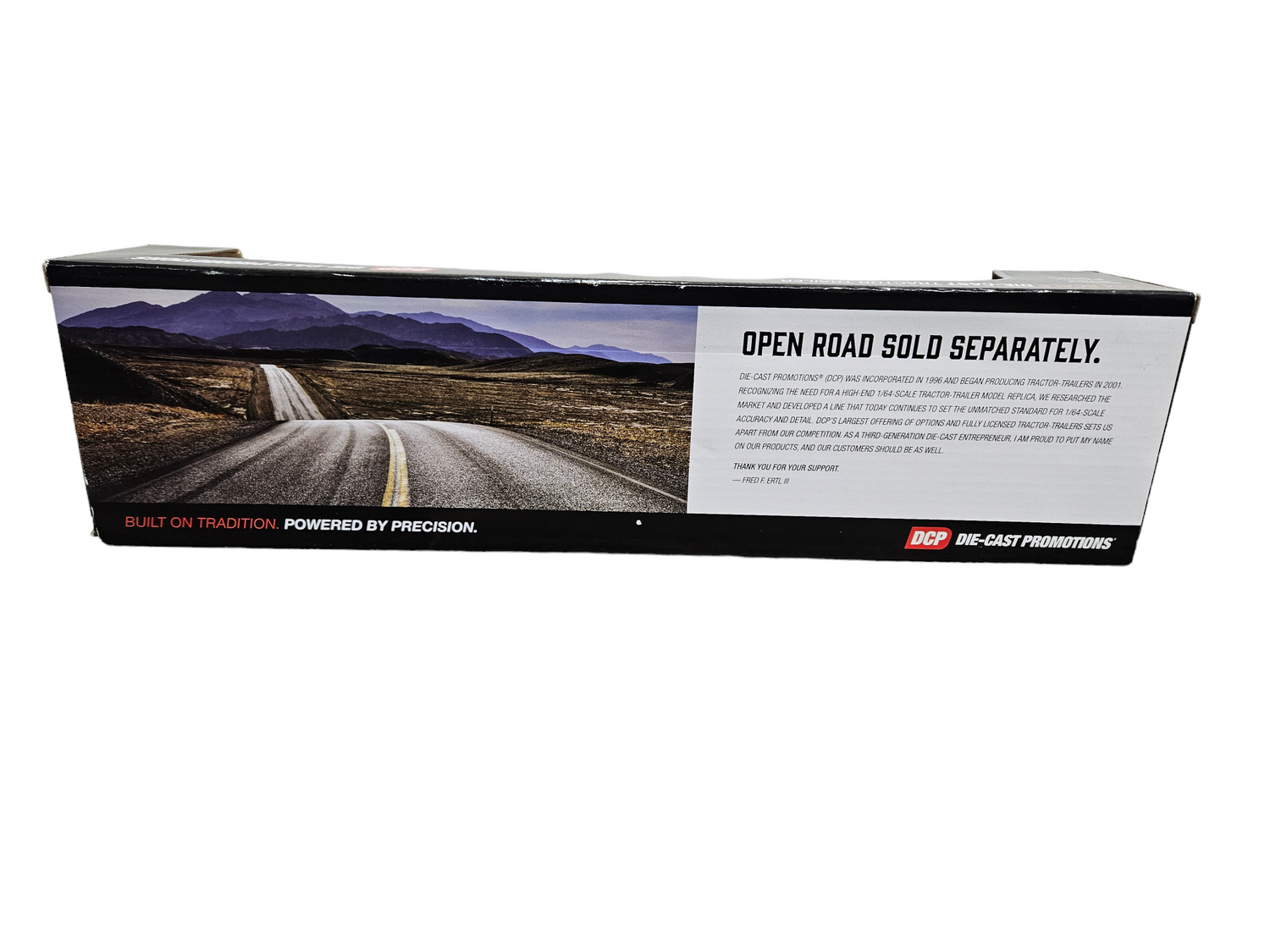 Western Star 57000XE 68&quot; High Roof Truck with Refrigerated Trailer (Skirted) for DHL COLD-CHAIN in 1:64 by DCP