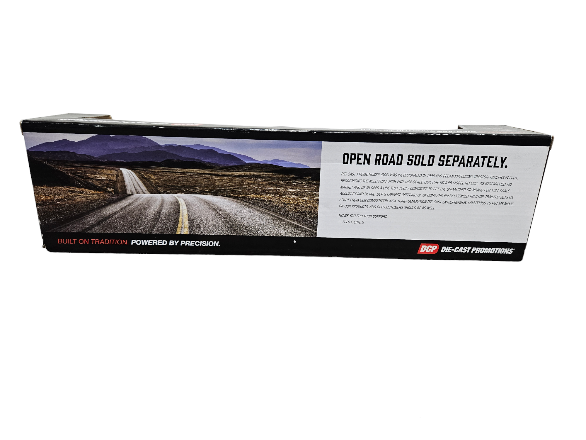Western Star 57000XE 68&quot; High Roof Truck with Refrigerated Trailer (Skirted) for DHL COLD-CHAIN in 1:64 by DCP