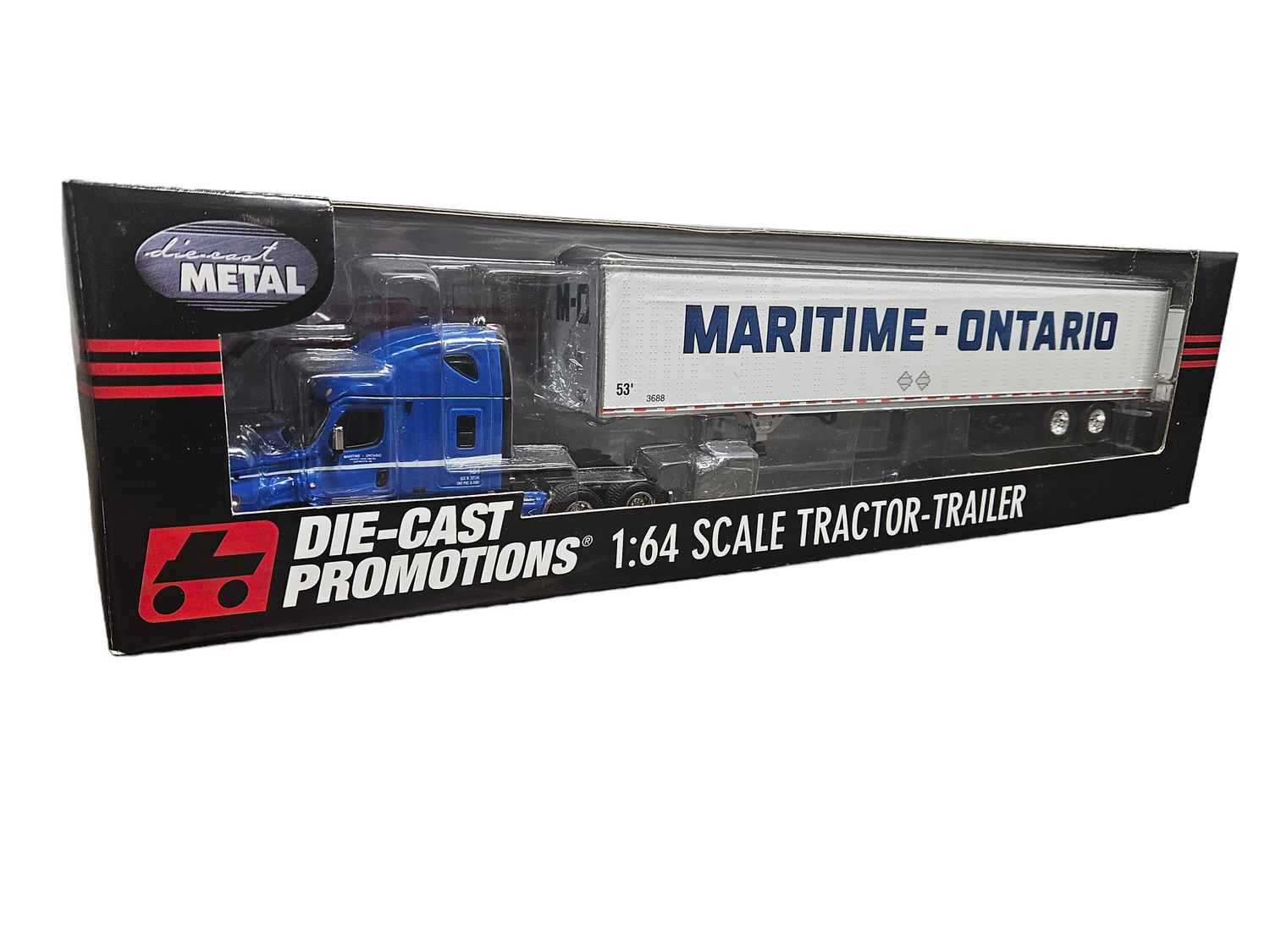 FREIGHTLINER CASCADIA &amp; 53 FT.DRY VAN “MARITIME ONTARIO” 1/64 by DCP
