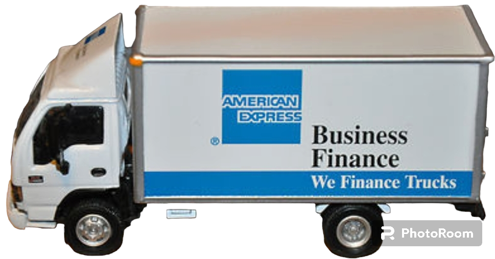 AMERICAN EXPRESS GMC W 4500 DELIVERY TRUCK 1:50 SCALE TILT CAB F.F. in 1/50 scale