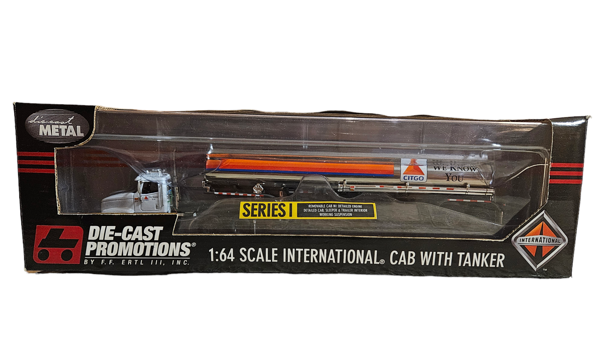 CITGO Gas INTERNATIONAL DayCab w/ Petroleum Tanker 1/64