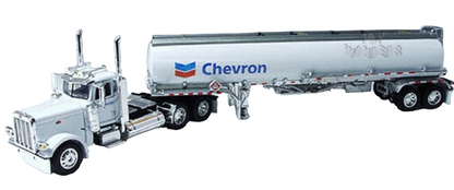 Die-cast-Promotions Chevron - Peterbilt 389 Cab w/ Petroleum Tanker 1/64 by DCP