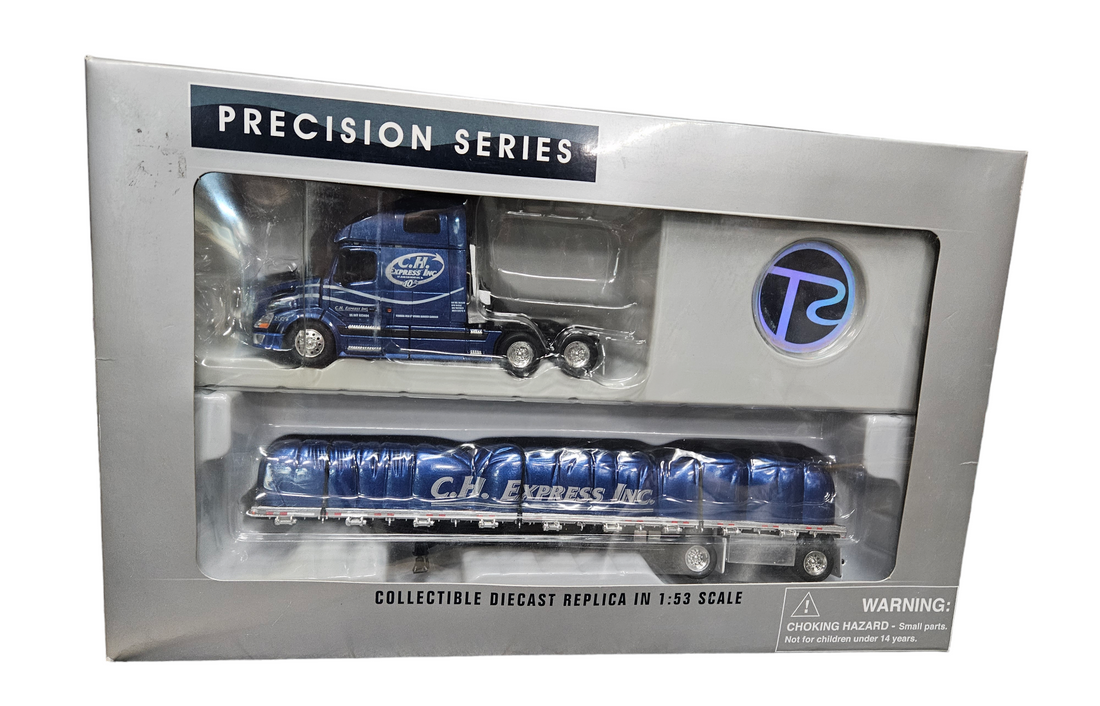 VOLVO VNL 670 WITH FLATBED, C.H. EXPRESS in 1:53 Scale