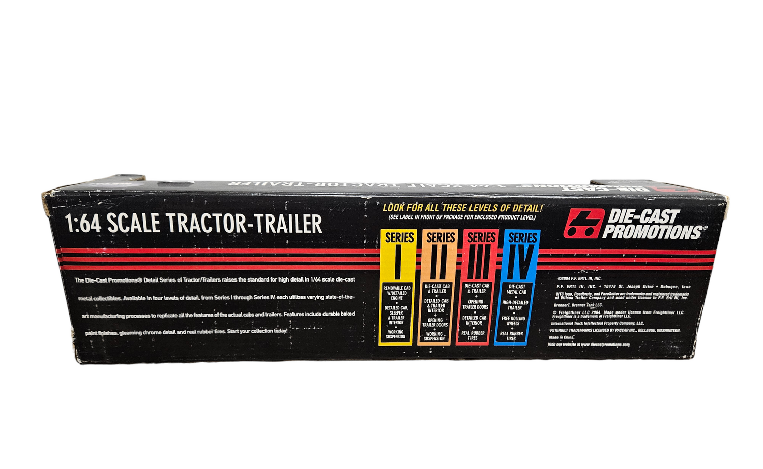 INTERNATIONAL 9400 D&amp;L TRUCK LINES LIVESTOCK in 1/64