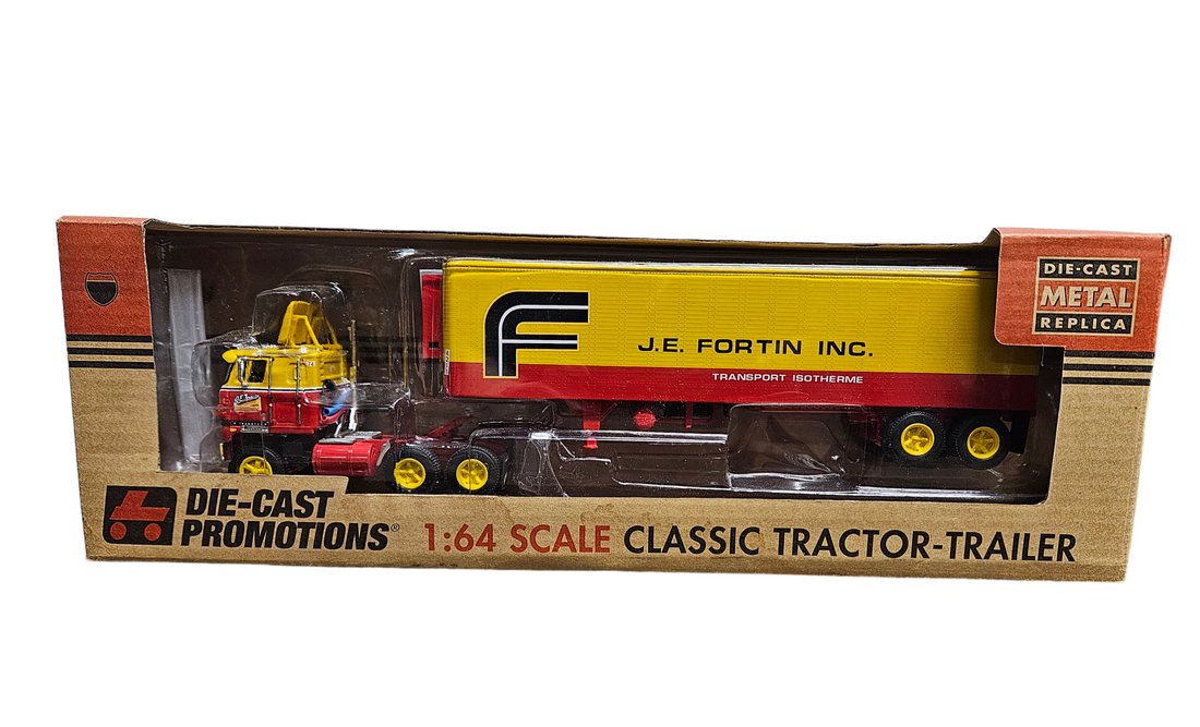 FREIGHTLINER  J.E. Fortin INC. Classic Tractor Trailer in 1/64