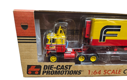 FREIGHTLINER  J.E. Fortin INC. Classic Tractor Trailer in 1/64