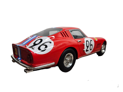 FERRARI 275 GTB N.26 DNF LM 1966 G.BISCALDI -PRINCE M.DE BOURBON 1:18