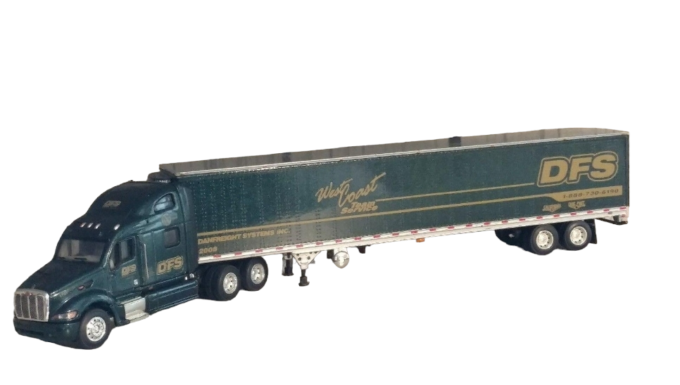 DFS West Coast Peterbilt 387 with Utility Refer in 1:64 by DCP