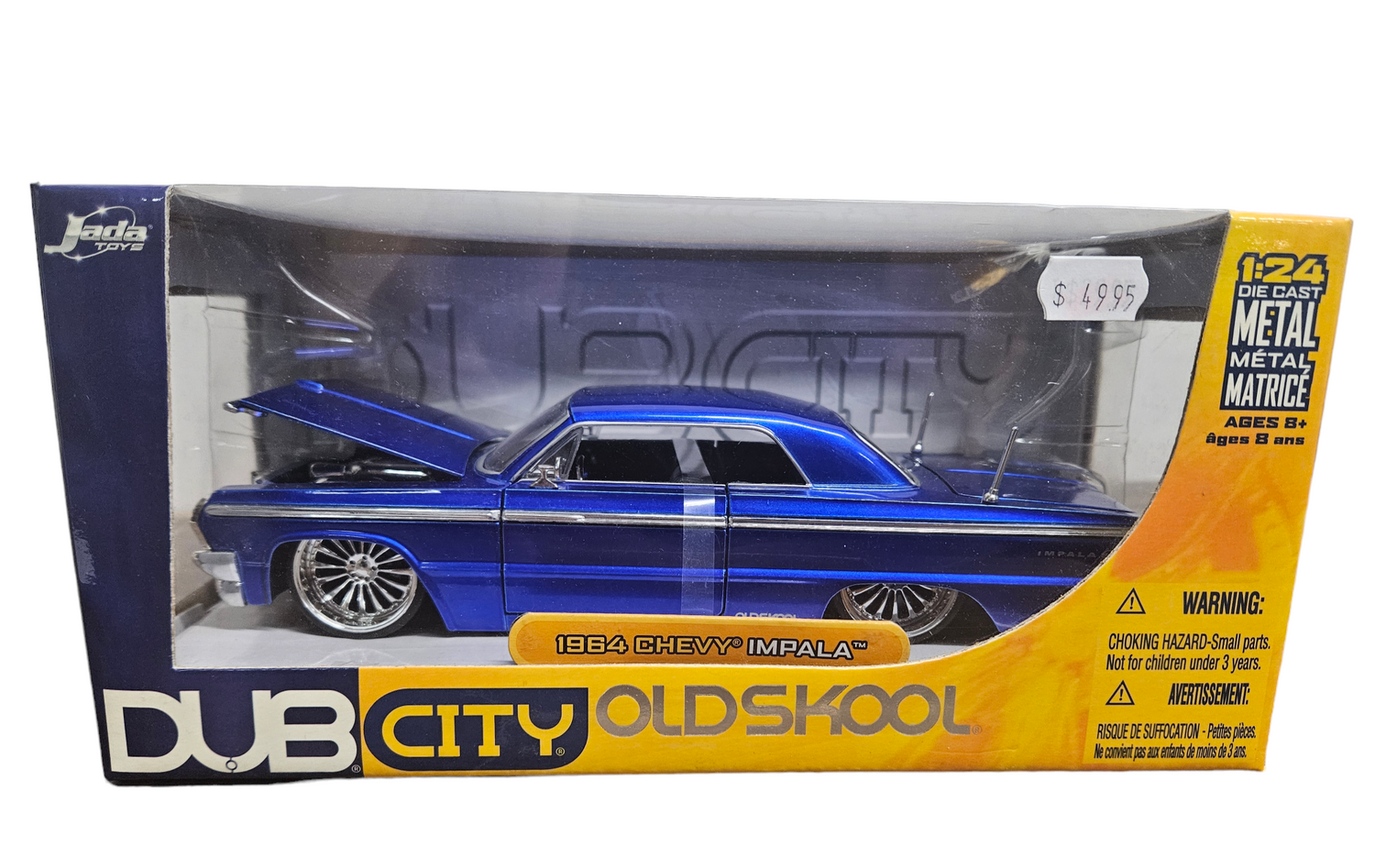 DUBCITY 1964 CHEVY IMPALA インパラ DUB JADA DUB CITY OLD SKOOL 1:24 1964 CHEVY IMPALA LOWRIDER RED