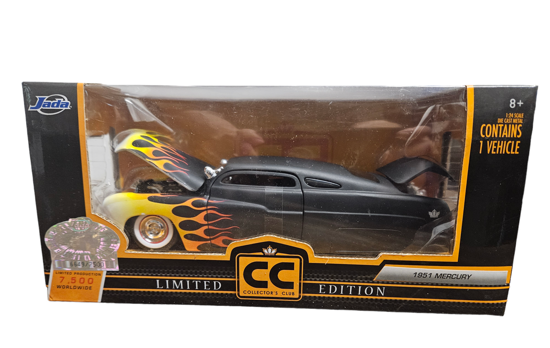 1951 Mercury, Black W/Flames, (Échelle-Scale 1:24)