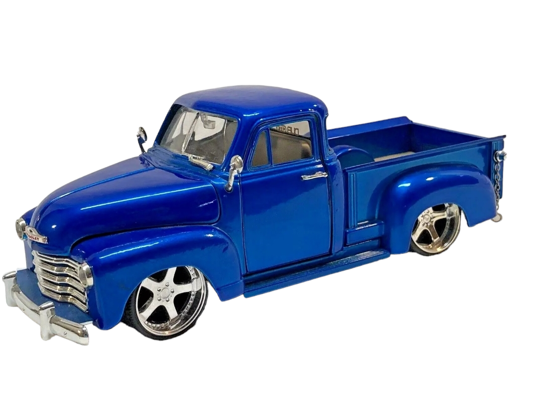 1951 CHEVY PICKUP TRUCK-BLUE (Échelle-Scale 1:24)