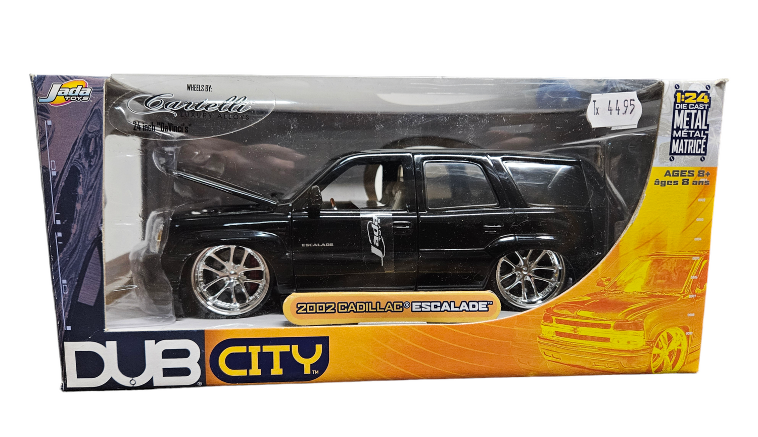 2002 Cadillac Escalade, Black, (Échelle-Scale 1:24)