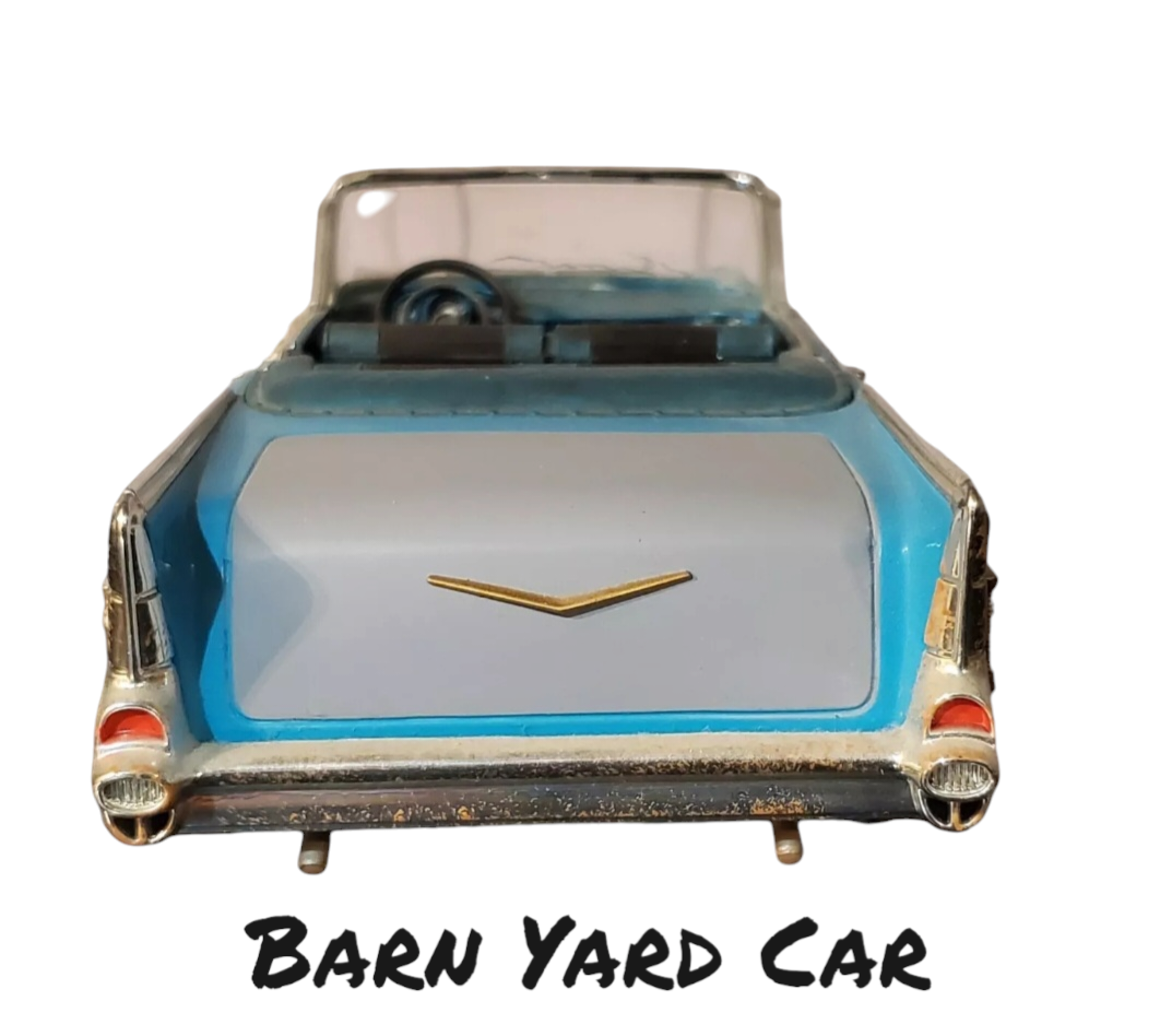 1957 Chevrolet Bel Air, Restored &amp; Barn Find, (2 voitures-2 Car Set) Échelle-Scale 1:18