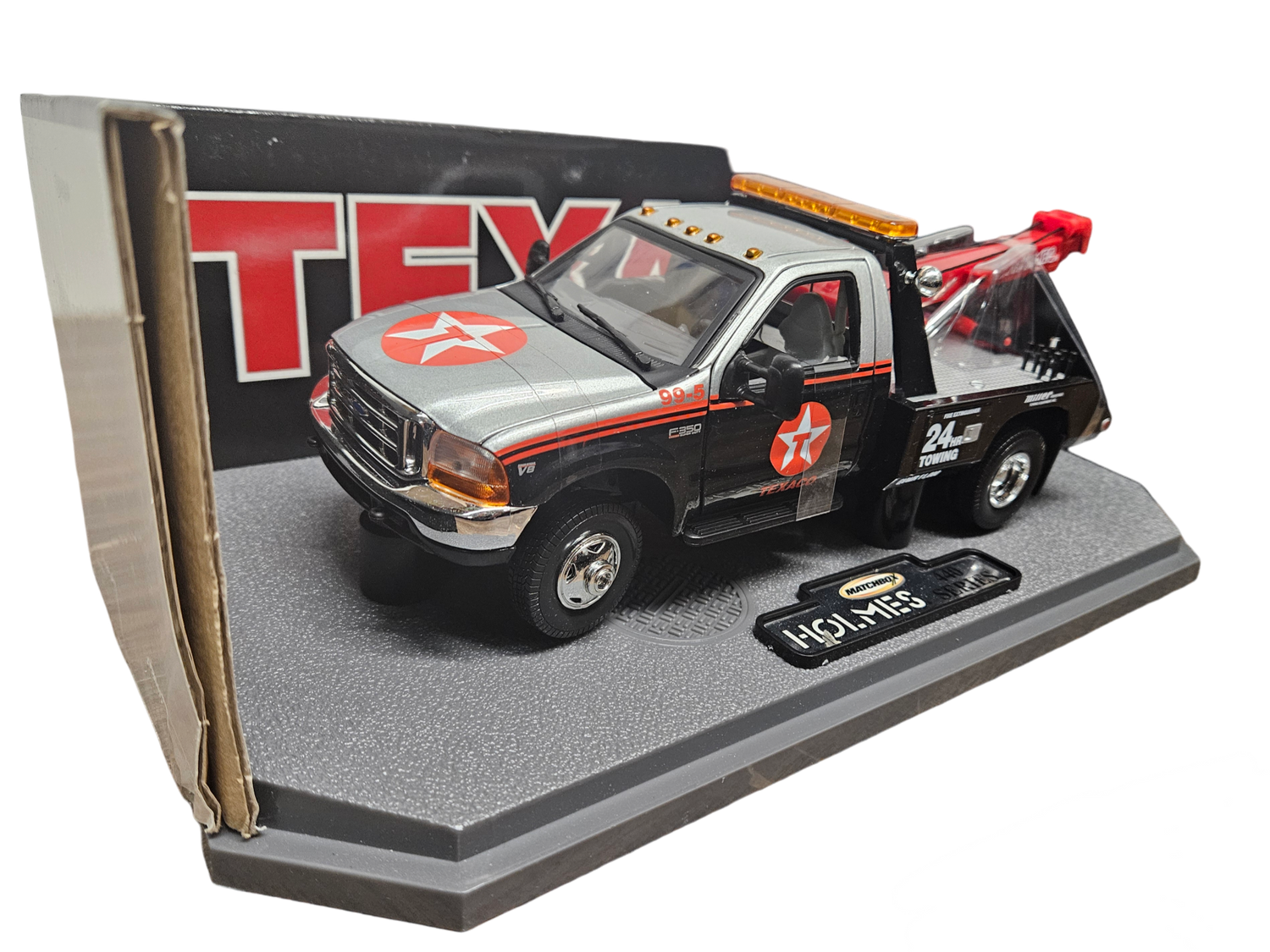 TEXACO, 1999 Ford F-series Holmes Wrecker Tow Truck, (Échelle-Scale 1:24)