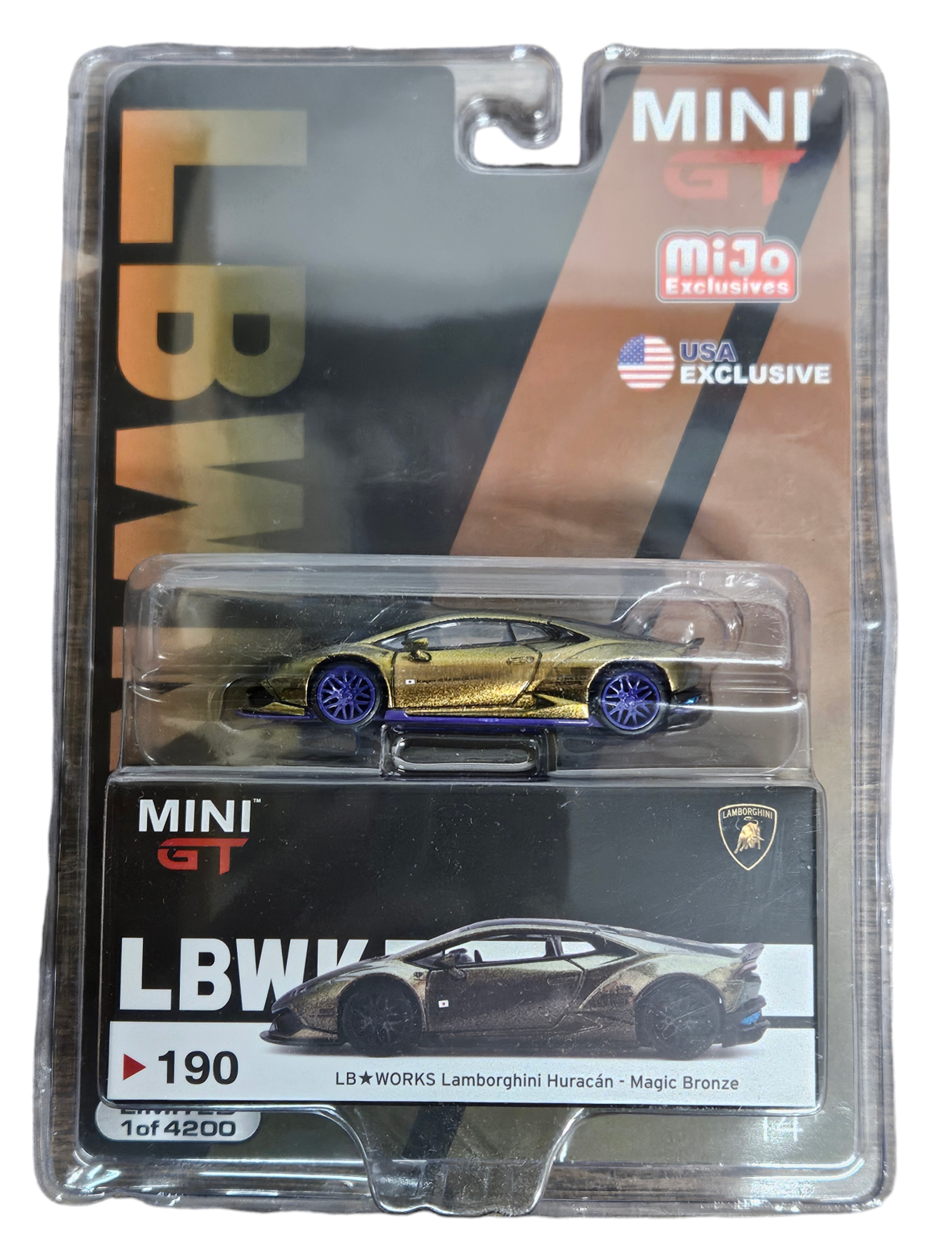 minigt lbwk Huracan マジックブロンズ CHASE CAR- LB WORKS Lamborghini Huracán ver. 2 Magic Bronze – Nice