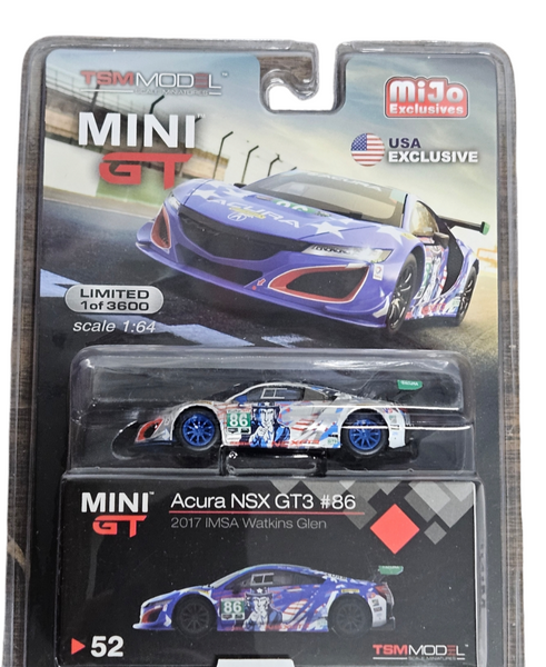 ミニカー SANWA MTAS. HIGH RESPONSE CHASE CAR-Acura NSX GT3 #86 