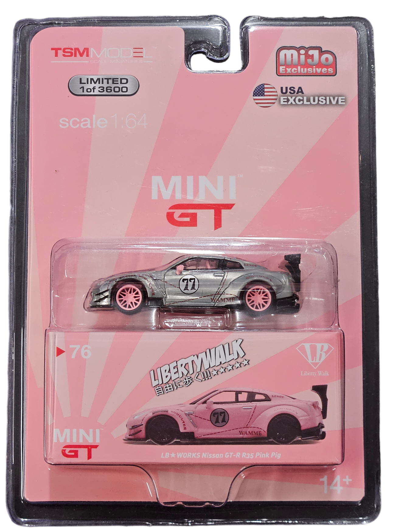 CHASE CAR-NISSAN GT-R R35 TYPE 2 LBW LIBERTY WALK