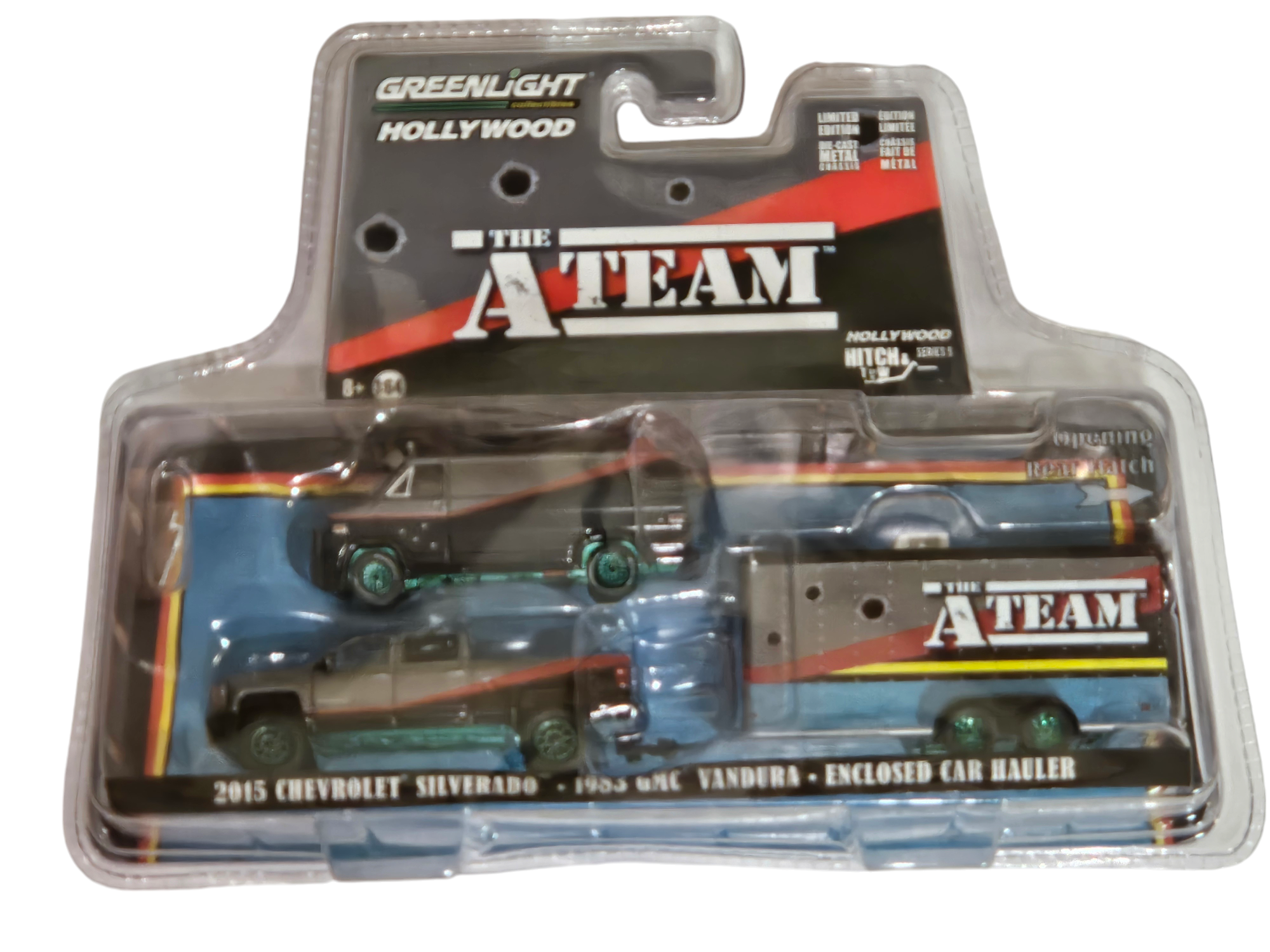 Chase Cars- (Green Machine)-Hollywood The A Team 2015 Chevrolet Silverado 1983 GMC Vandura