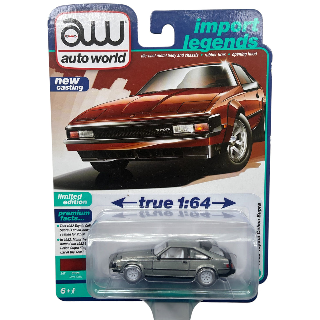 CHASE CAR 1982 Toyota Celica Supra Auto World 1:64 – Import Legends – AW64422-4B-6-CHASE