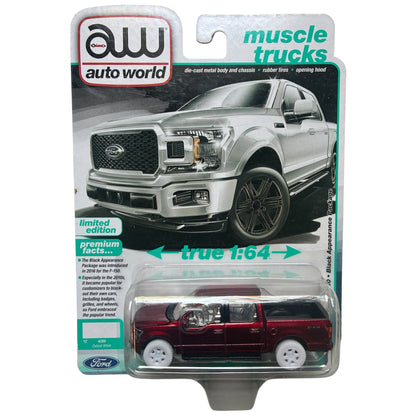 CHASE CAR 2020 Ford F-150 Red – Auto World 1:64 Muscle Trucks Release 1 Version A AWSP188/24A-CHASE