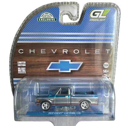 CHASE CAR 1972 Chevy Cheyenne C10 Chrome – GreenLight 1:64 GL30567-CHASE
