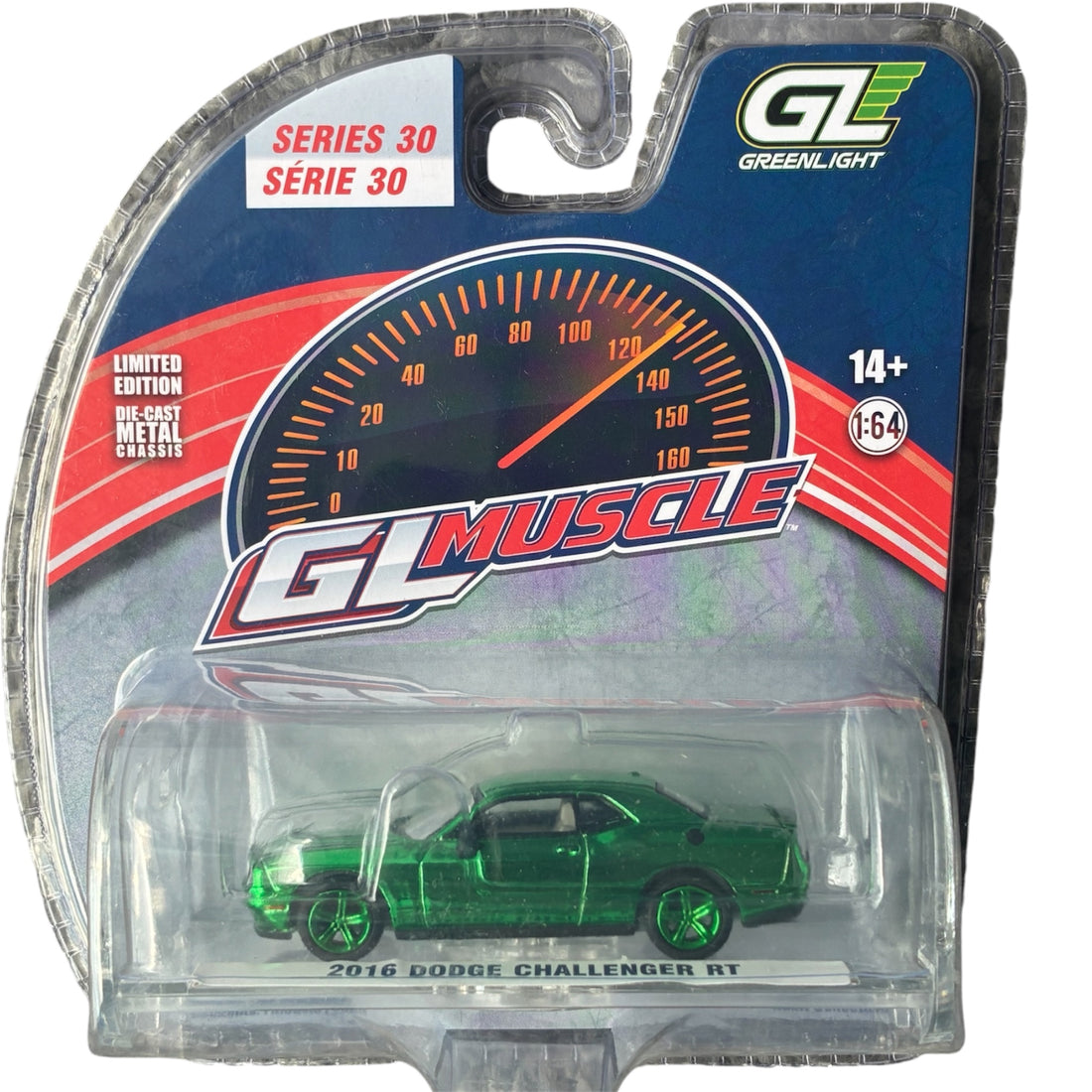 CHASE CAR GreenLight GL Muscle 1:64 2016 Dodge Challenger R/T Series 30 GL13370-D-CHASE