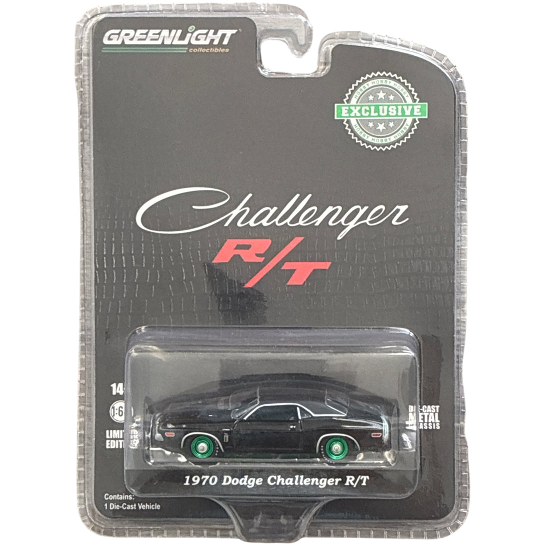 CHASE CAR GreenLight 1:64 1970 Dodge Challenger R/T – Hobby Exclusive GL30297-CHASE