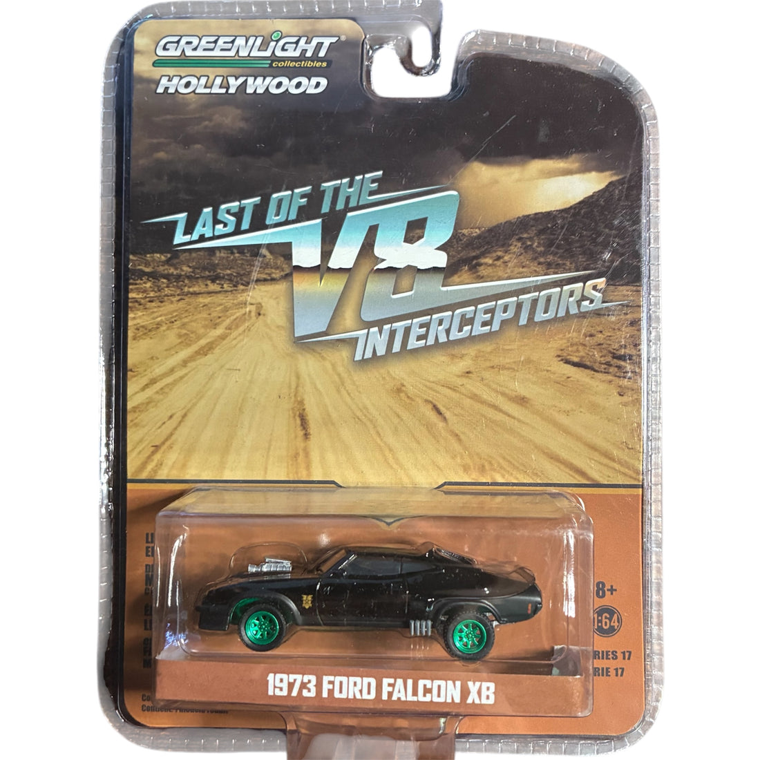 CHASE CAR GreenLight Hollywood 1:64 1973 Ford Falcon XB Last of the V8 Interceptors Series 17 GL44770-A-CHASE
