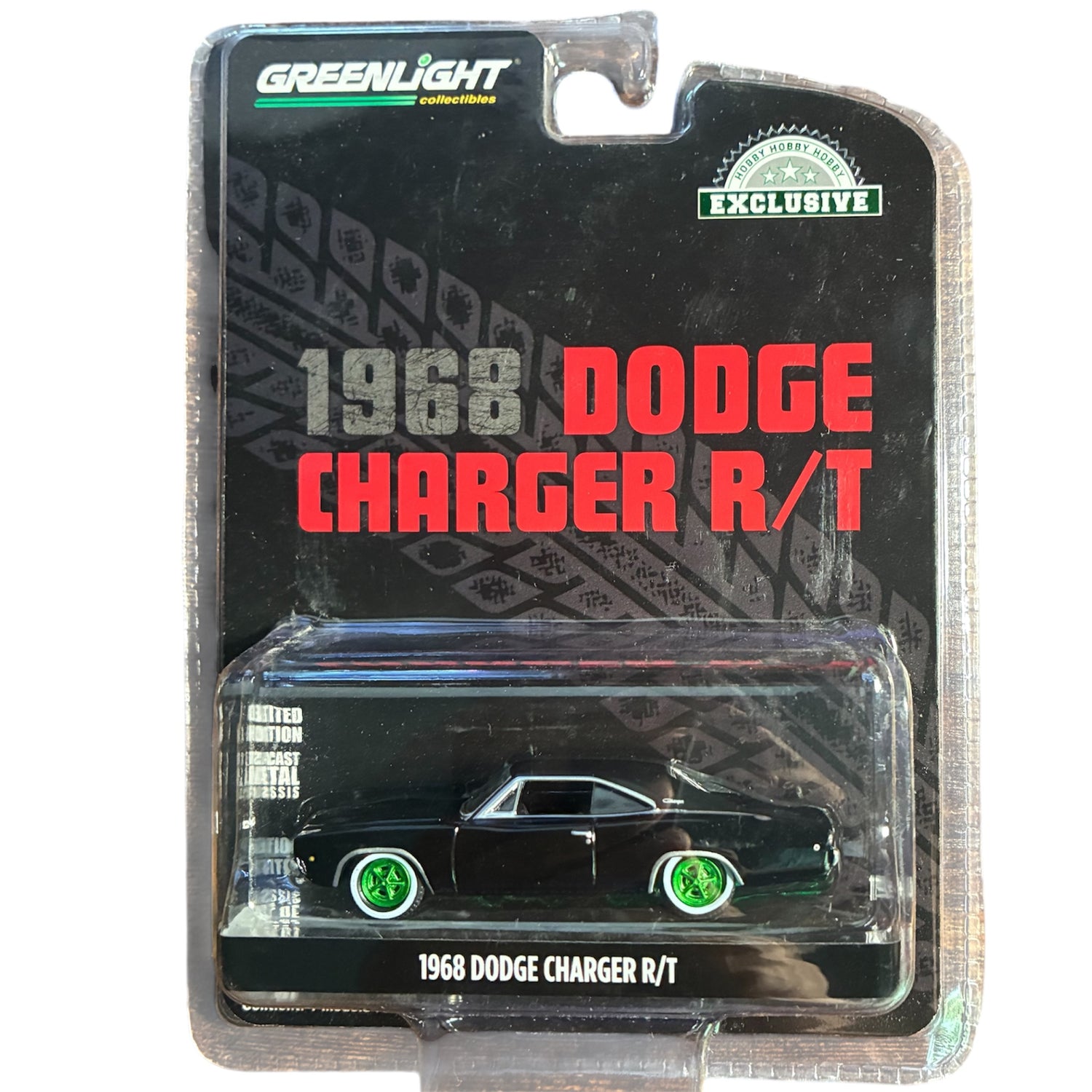 CHASE CAR 1968 Dodge Charger R/T Hobby Exclusive – GreenLight 1:64 – GL44724-CHASE