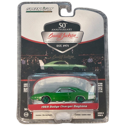 CHASE CAR – Dodge Charger Daytona 1971 – Barrett-Jackson 50e anniversaire – Série 8 – GreenLight 1:64 – GL37240-B-CHASE