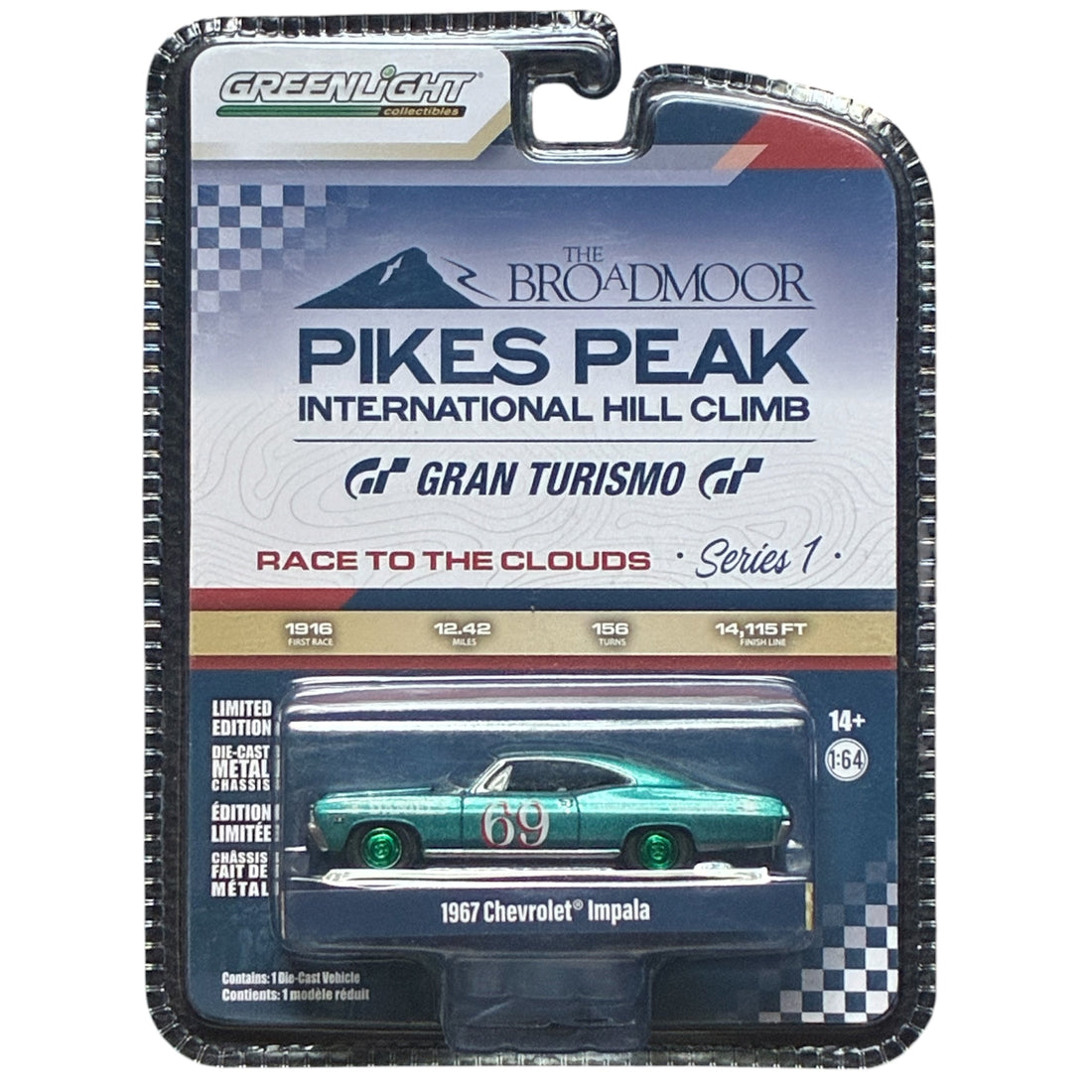 CHASE CAR – Chevrolet Impala 1967 Pikes Peak – GreenLight 1:64 – GL13330-B-CHASE