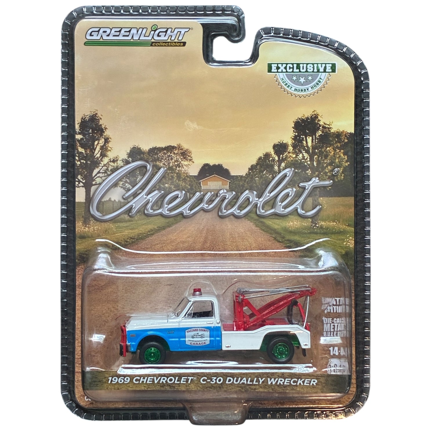 CHASE CAR – Chevrolet C-30 Dually Wrecker 1969 Hobby Exclusive 1:64 – GreenLight GL30324-CHASE