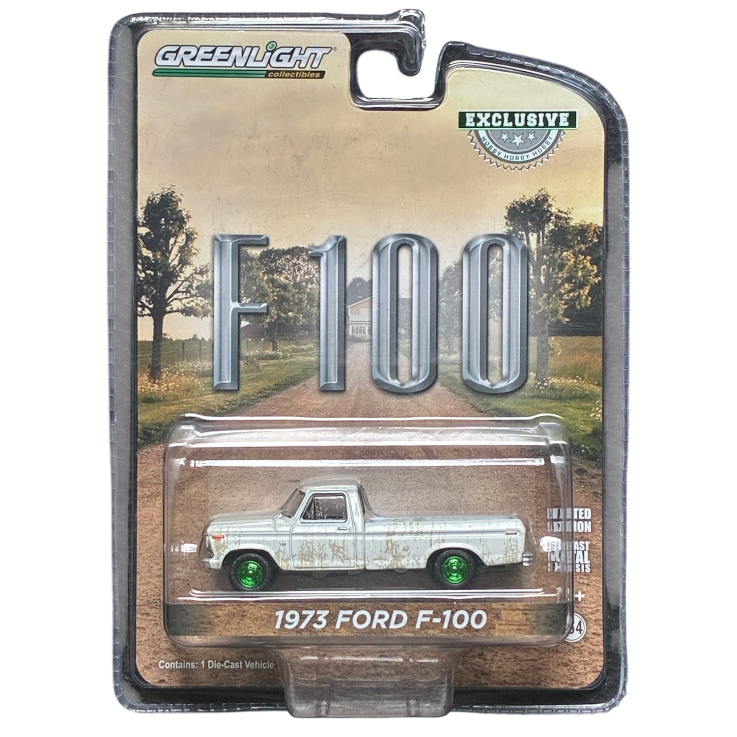 CHASE CAR – Ford F-100 1973 Hobby Exclusive 1:64 – GreenLight GL30217-CHASE