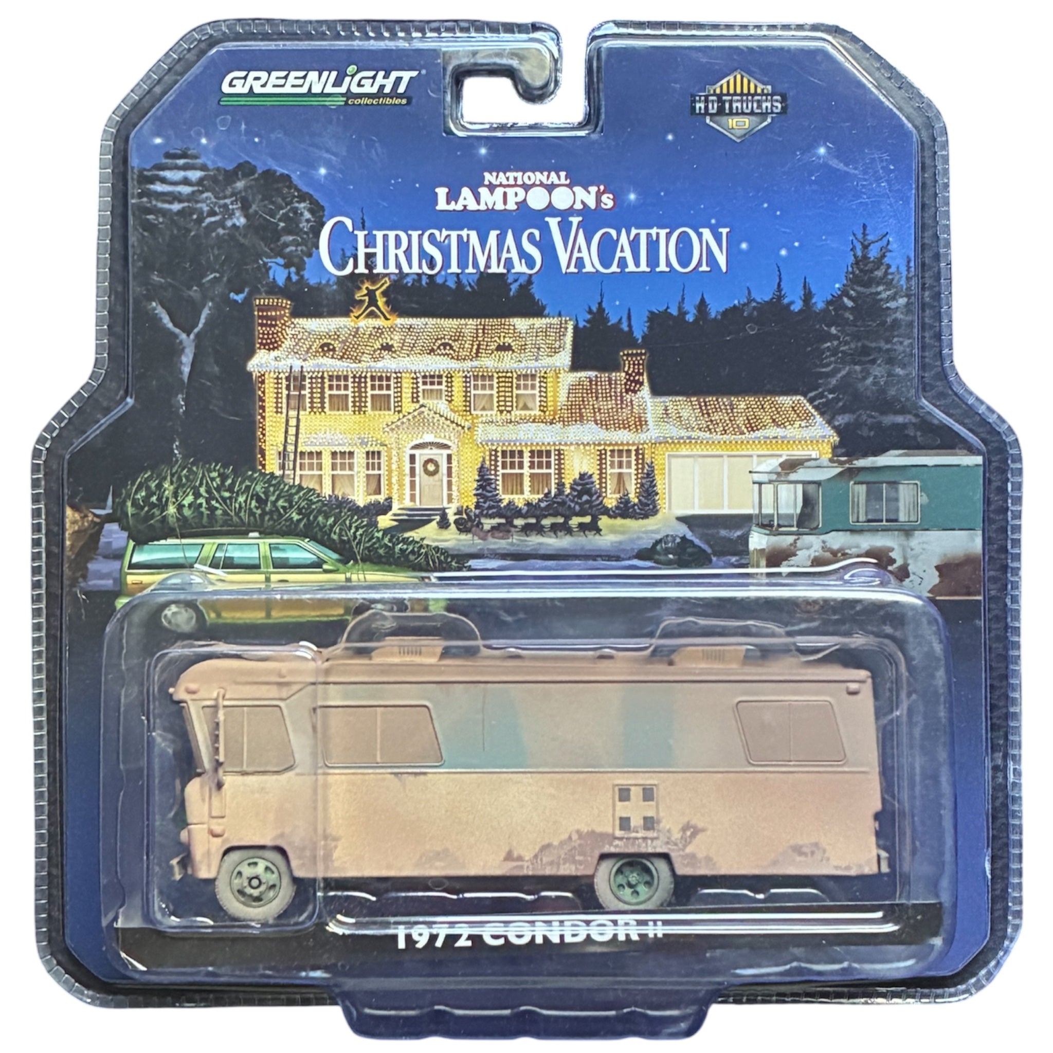 CHASE CAR GreenLight 1:64 Condor II 1972 – National Lampoon’s Christmas Vacation – Brun – Roues vertes – GL33100-A-BROWN-CHASE