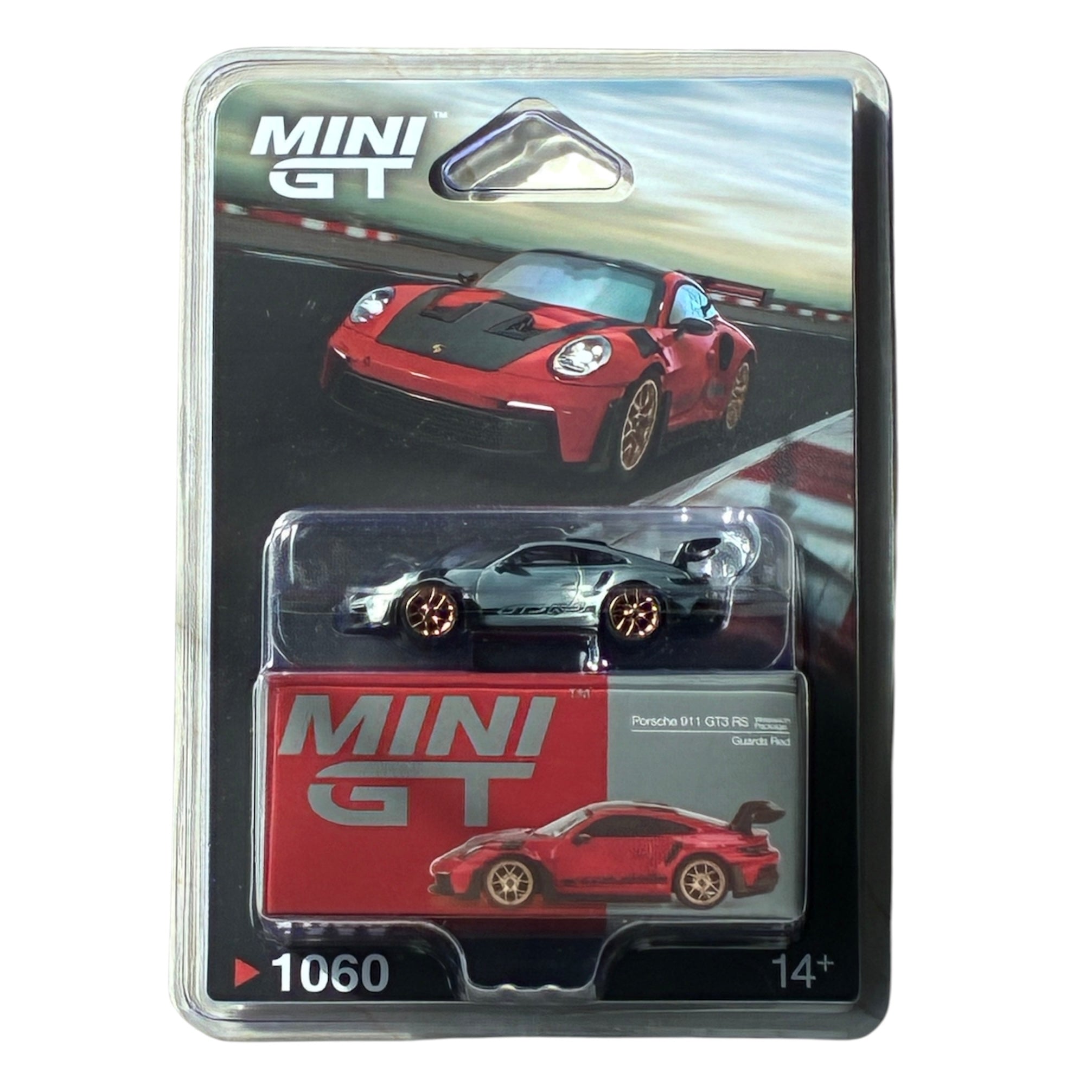 CHASE CAR Mini GT 1:64 Porsche 911 GT3 RS Weissach Package – MGT01060-BLC-CHASE