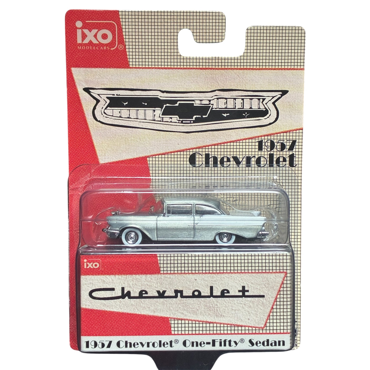CHASE CAR IXO Models 1957 Chevrolet One-Fifty Sedan RAW CHASE 1:64 IA64009-CHASE