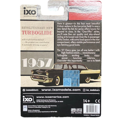 CHASE CAR IXO Models 1957 Chevrolet One-Fifty Sedan RAW CHASE 1:64 IA64009-CHASE