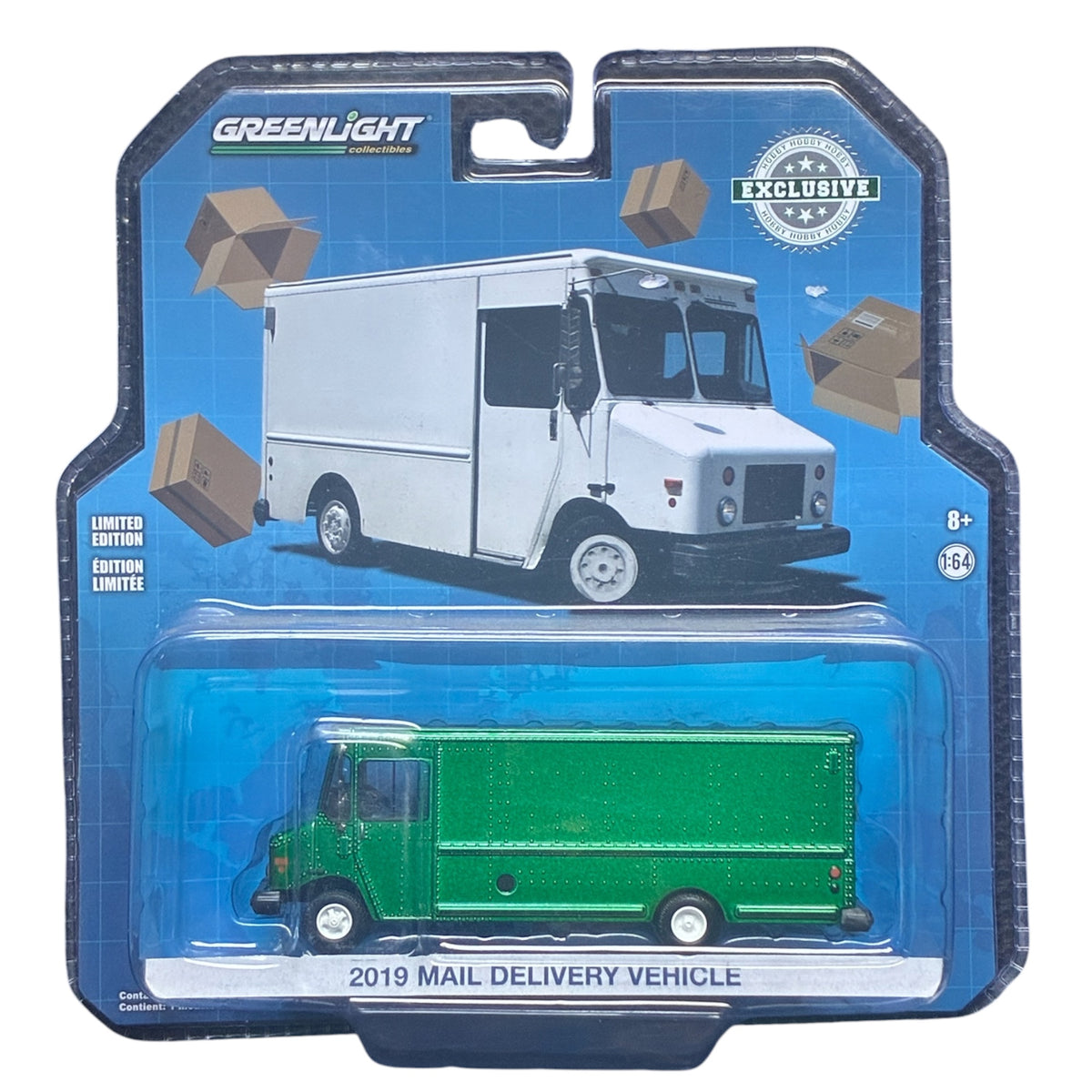 CHASE CAR GreenLight Hobby Exclusive Véhicule de livraison postale 2019 1:64 GL30097-CHASE