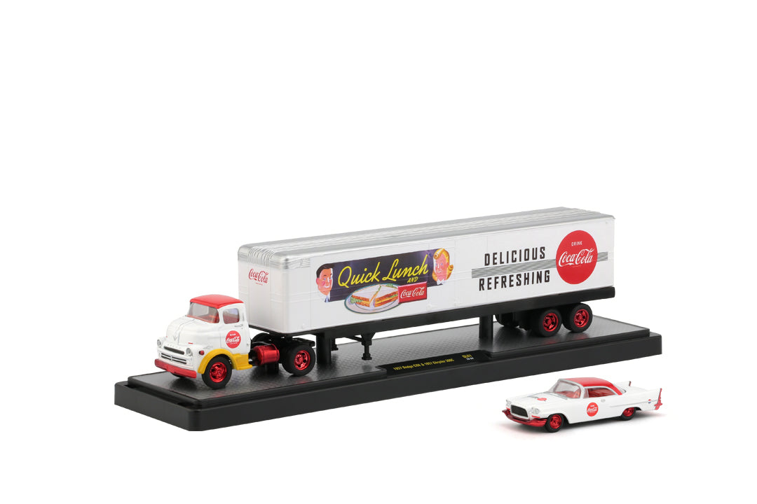 Chase Cars-Coca-Cola 1957 Dodge COE &amp; 1957 Chrysler 300C