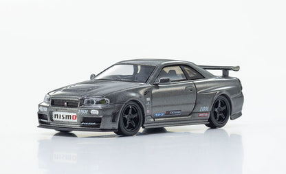 KYOSHO 1:64-NISSAN SKYLINE GT-R with LED (NISMO BNR34 CRS Version)