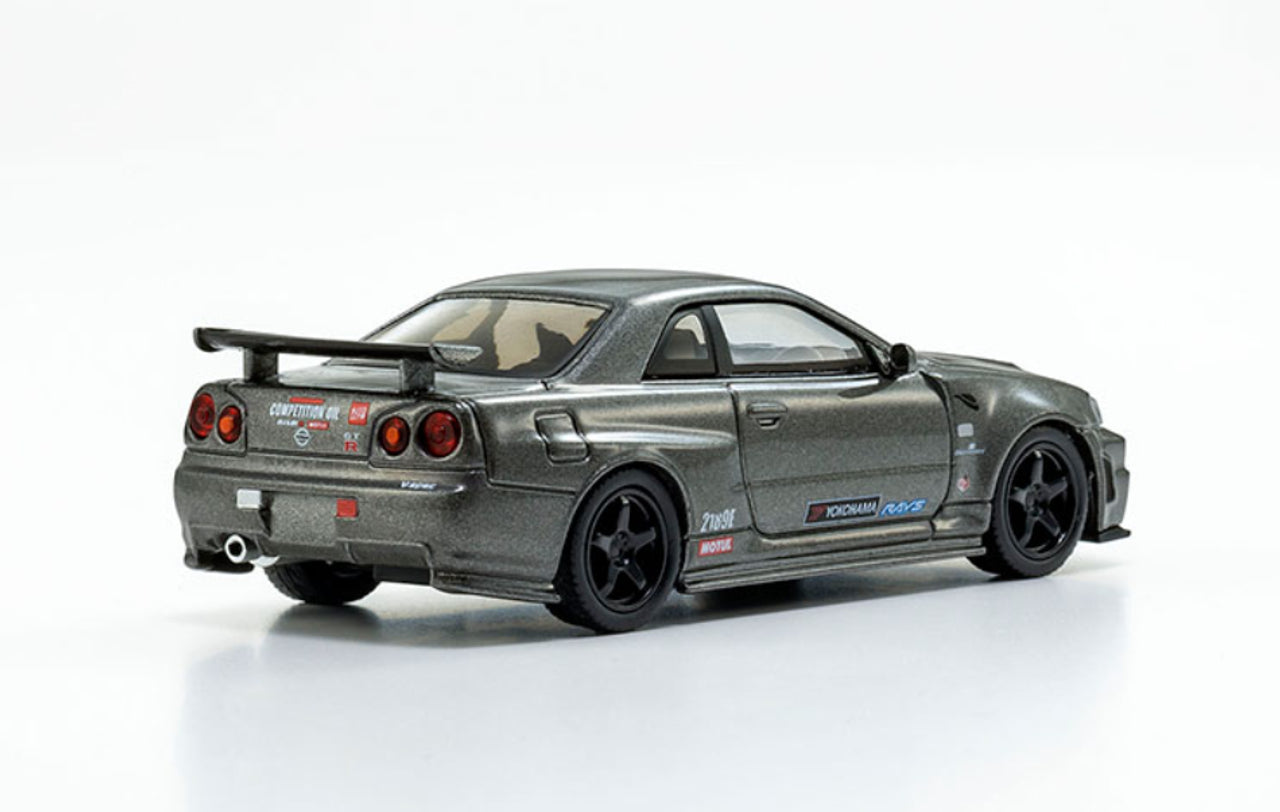 KYOSHO 1:64-NISSAN SKYLINE GT-R with LED (NISMO BNR34 CRS Version)