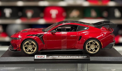Maisto 1:18 2025 Ford Mustang GTD – Rouge métallisé – Special Edition – 31468RD
