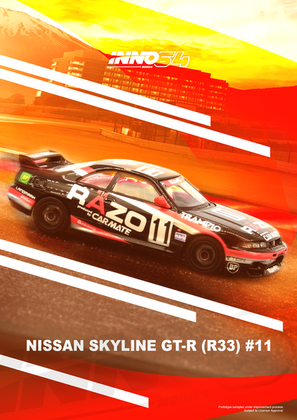INNO64 1/64, ISSAN SKYLINE GT-R R33 