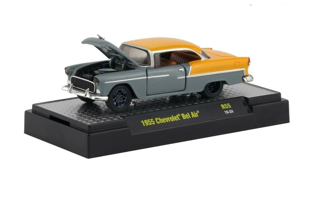 1955 Chevrolet Bel Air in Gray Metallic and Orange Pearl