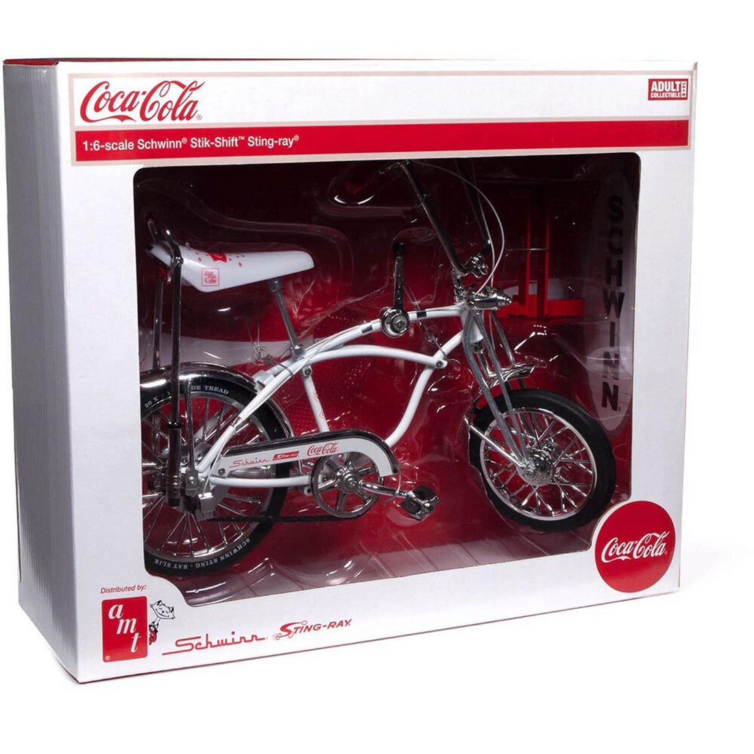 1/6 Schwinn Bicycle 1970 "Coca-cola" white